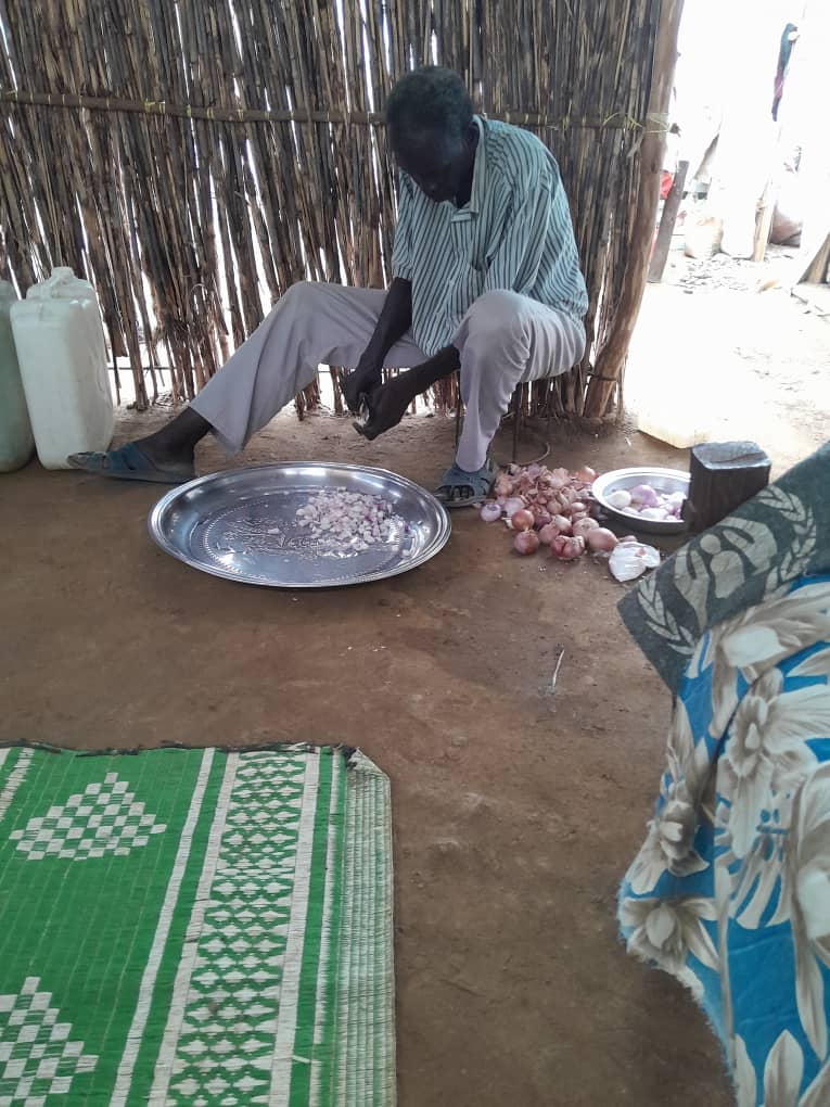 Meal Distribution — Aftit Camp