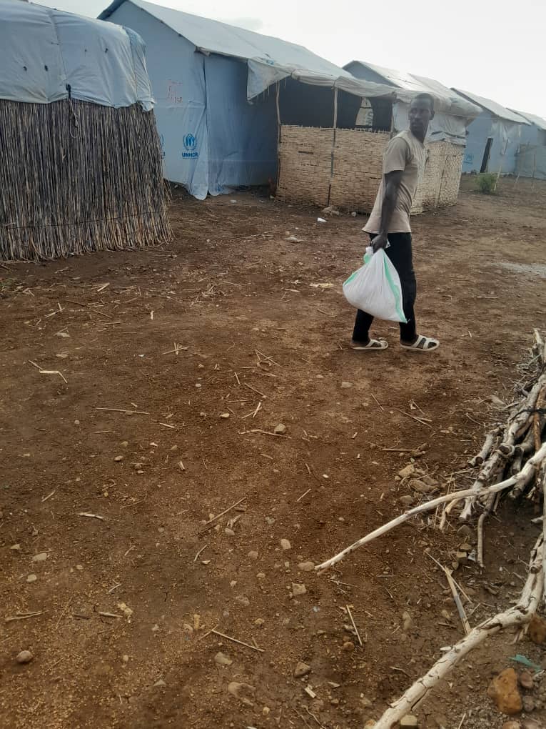Meal Distribution — Aftit Camp